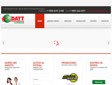 Tablet Screenshot of dattexpress.com